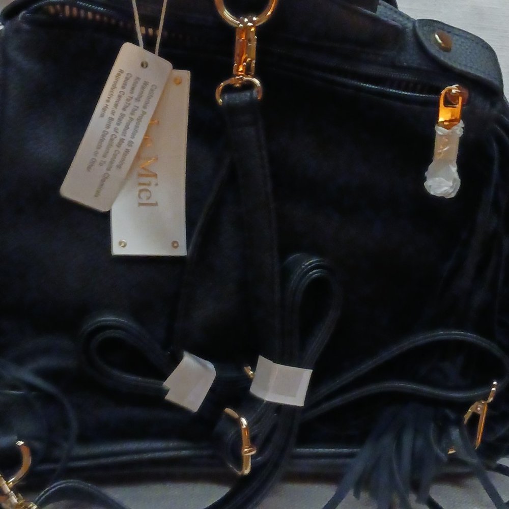 Leather jacket purse - Picture 2 of 3